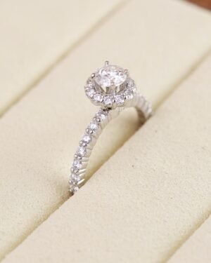 Nhẫn kim cương nữ Round Brilliant Cut NN023